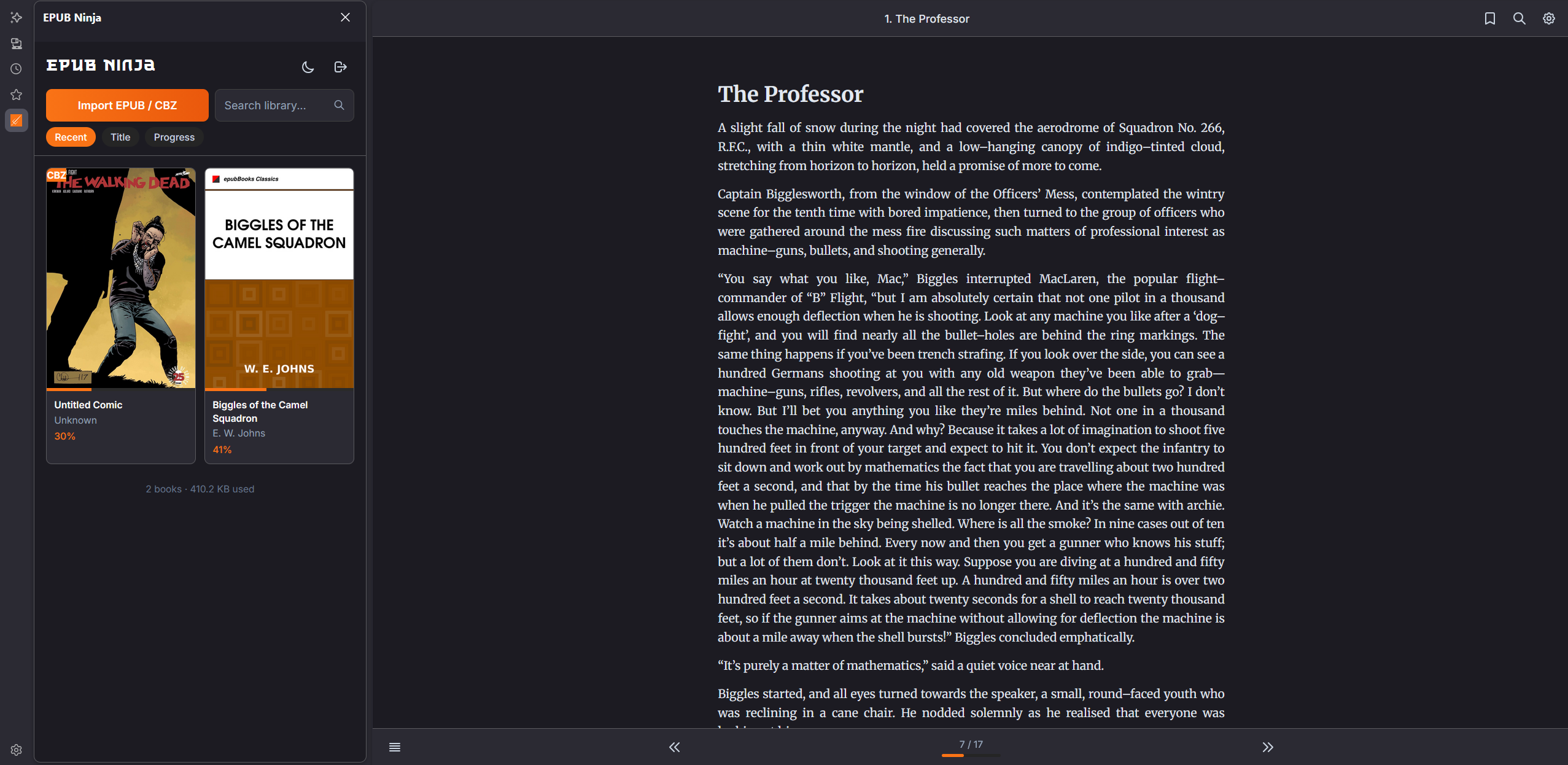 EPUB Ninja Reader